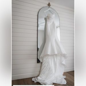 Christina Wu Trumpet Sweep Train dress